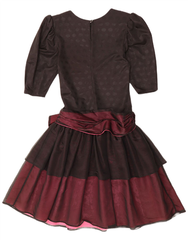 YESSICA Damen-Stufenkleid EU 36 Small Schwarzes Colourblock-Polyester