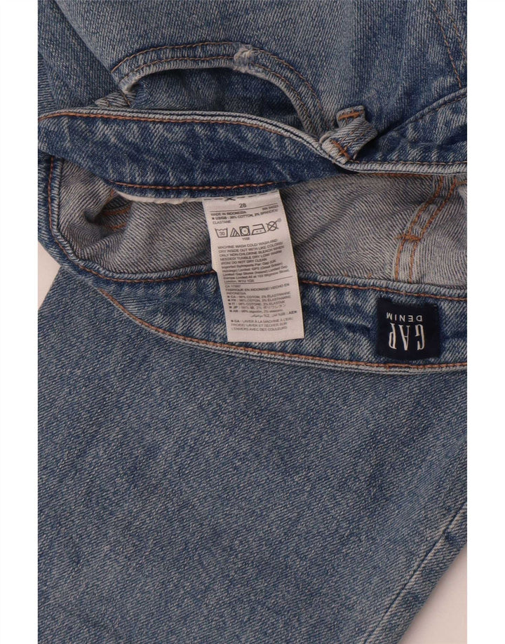 Gap Distressed Slim Jeans für Damen W28 L26 Blaue Baumwolle