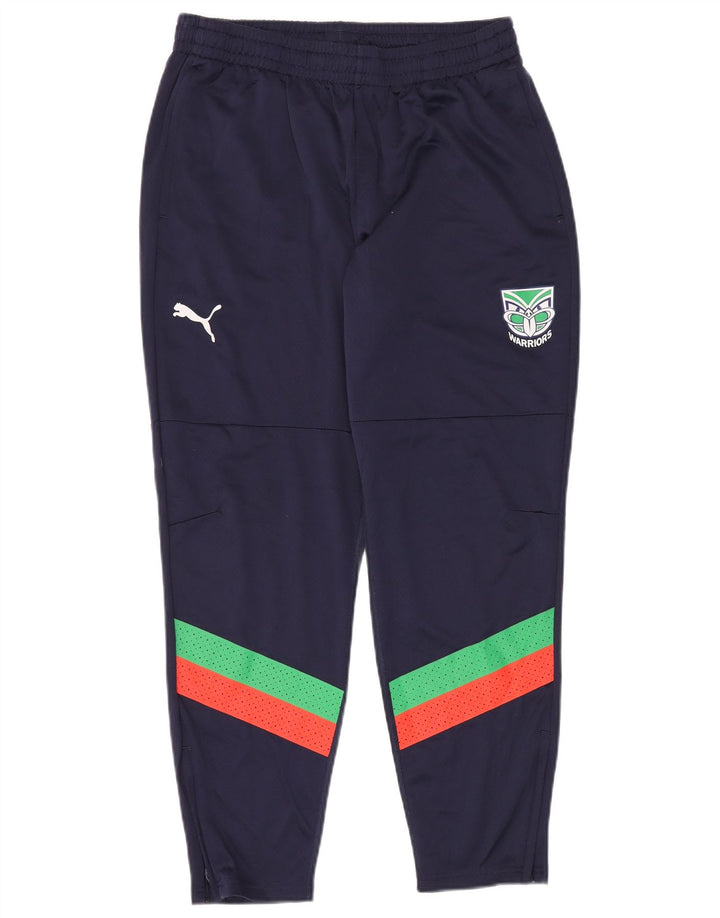 PUMA Herren Warriors Trainingshose XL Marineblau Colourblock Polyester