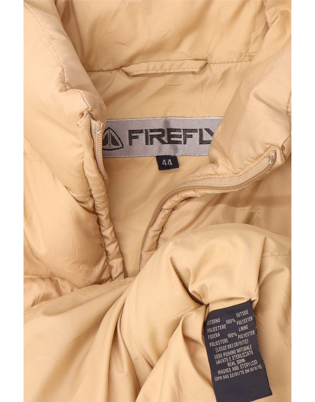 Firefly Damen Wattierte Weste IT 44 Mittelbeige Polyester