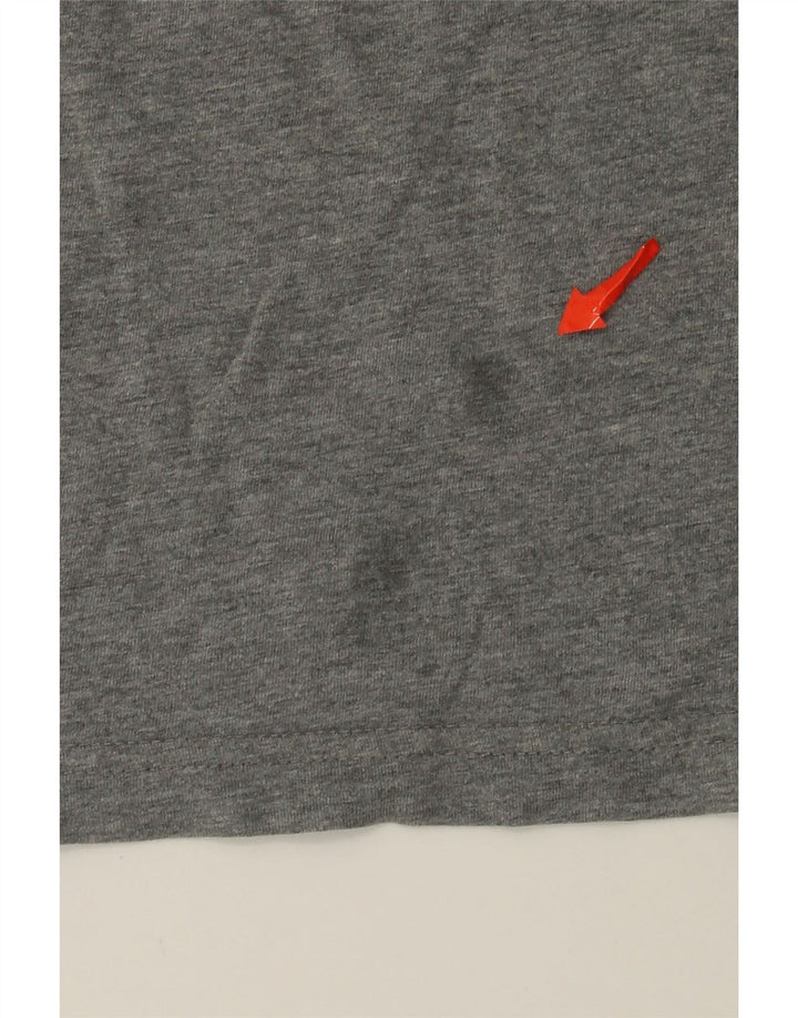 Puma Herren Grafik T-Shirt Top 2XL Grau meliert Baumwolle