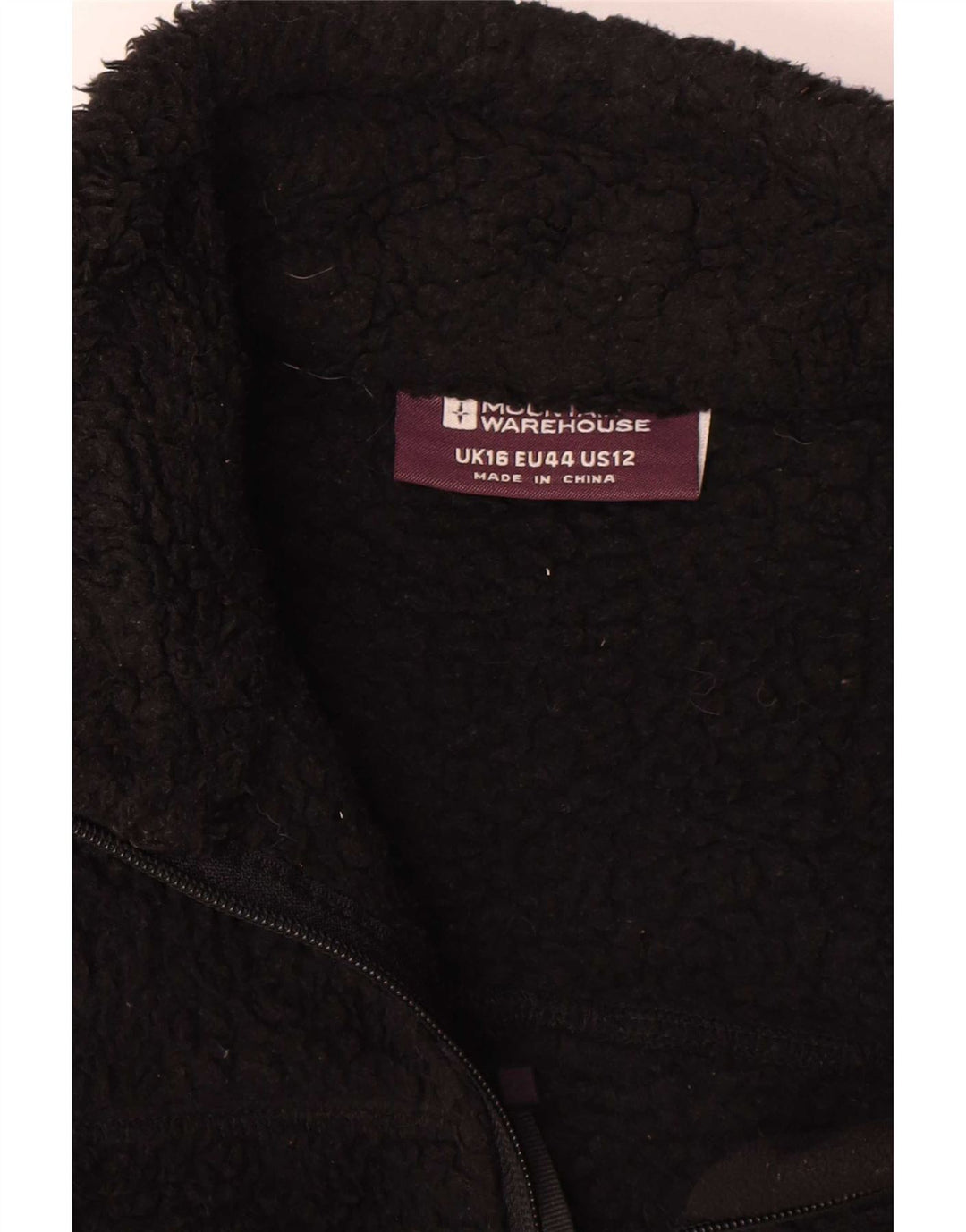 Mountain Warehouse Fleece-Weste für Damen, UK 16, Größe L, Schwarz, Polyester
