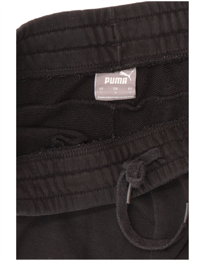 Puma Herren-Trainingshose, Jogginghose, Größe L, Schwarz
