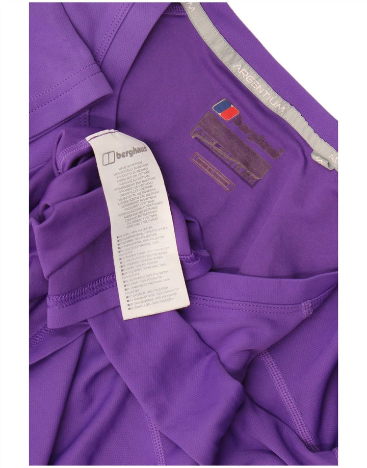 Berghaus Damen T-Shirt Top Large Lila Polyester