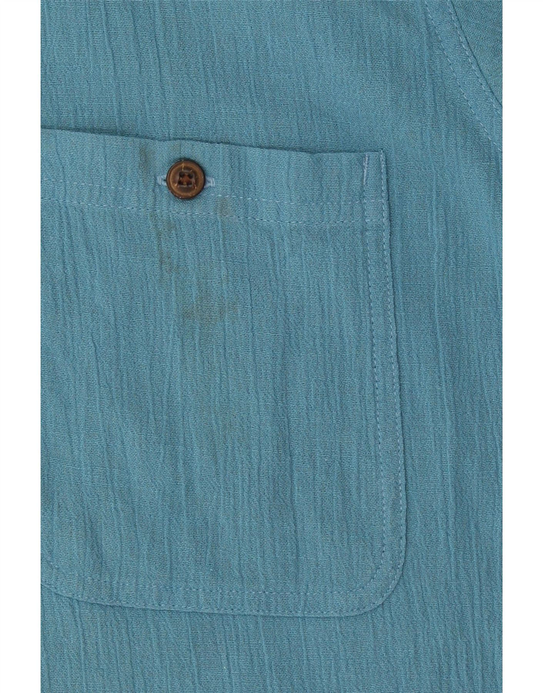 Patagonia Herren Kurzarmhemd Große blaue Baumwolle