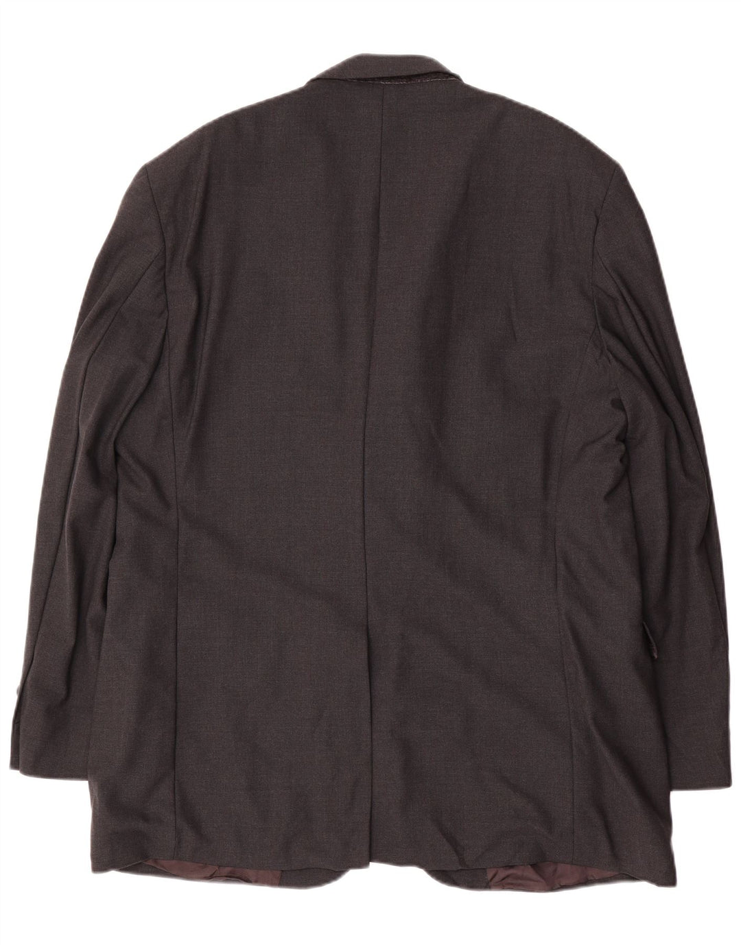 Brooks Brothers Herren Longline 2-Knopf-Blazerjacke UK 46 3XL Graue Wolle