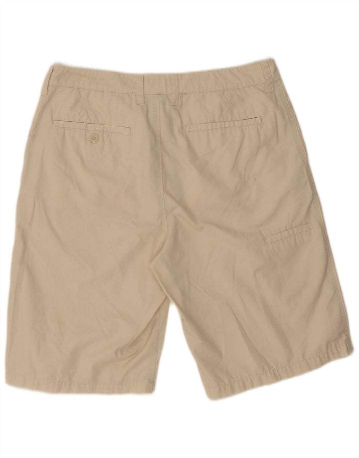 Vintage Herren Chino Shorts W33 Medium Beige Polyester