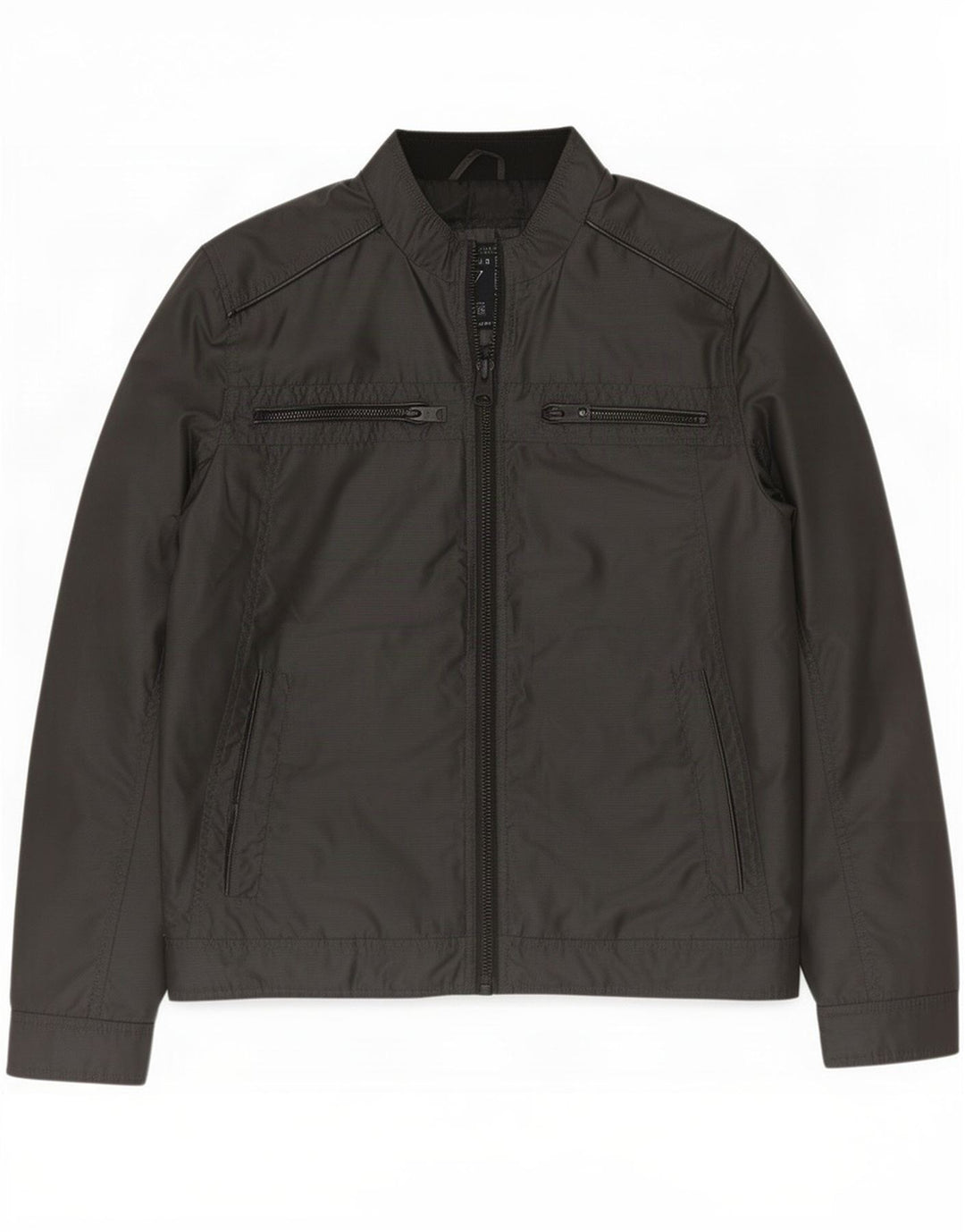 Guess Herren Bomberjacke UK 38 Mittelschwarzes Polyester