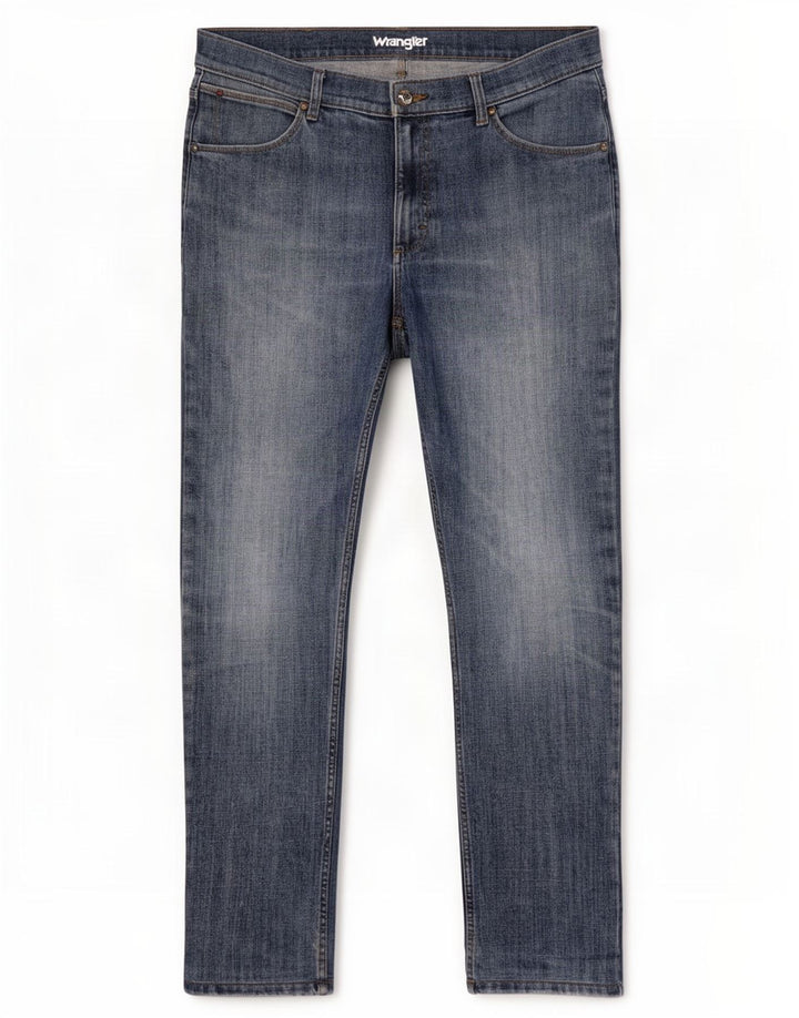 Wrangler Herren Slim Jeans W36 L29 Blaue Baumwolle