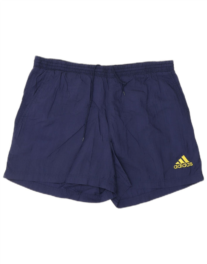 ADIDAS Herren Badeshorts mit Grafik, Größe S, Marineblau, Polyamid