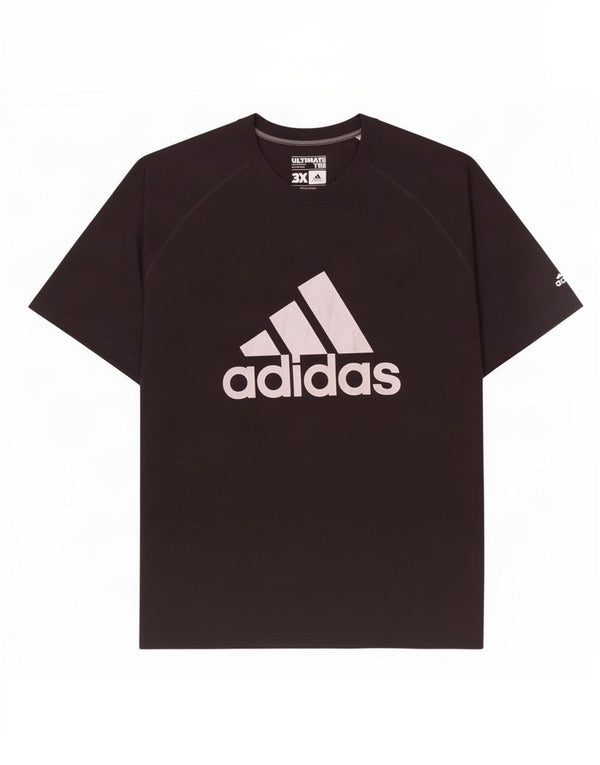 Adidas Herren Grafik T-Shirt Top 3XL Schwarz Polyester