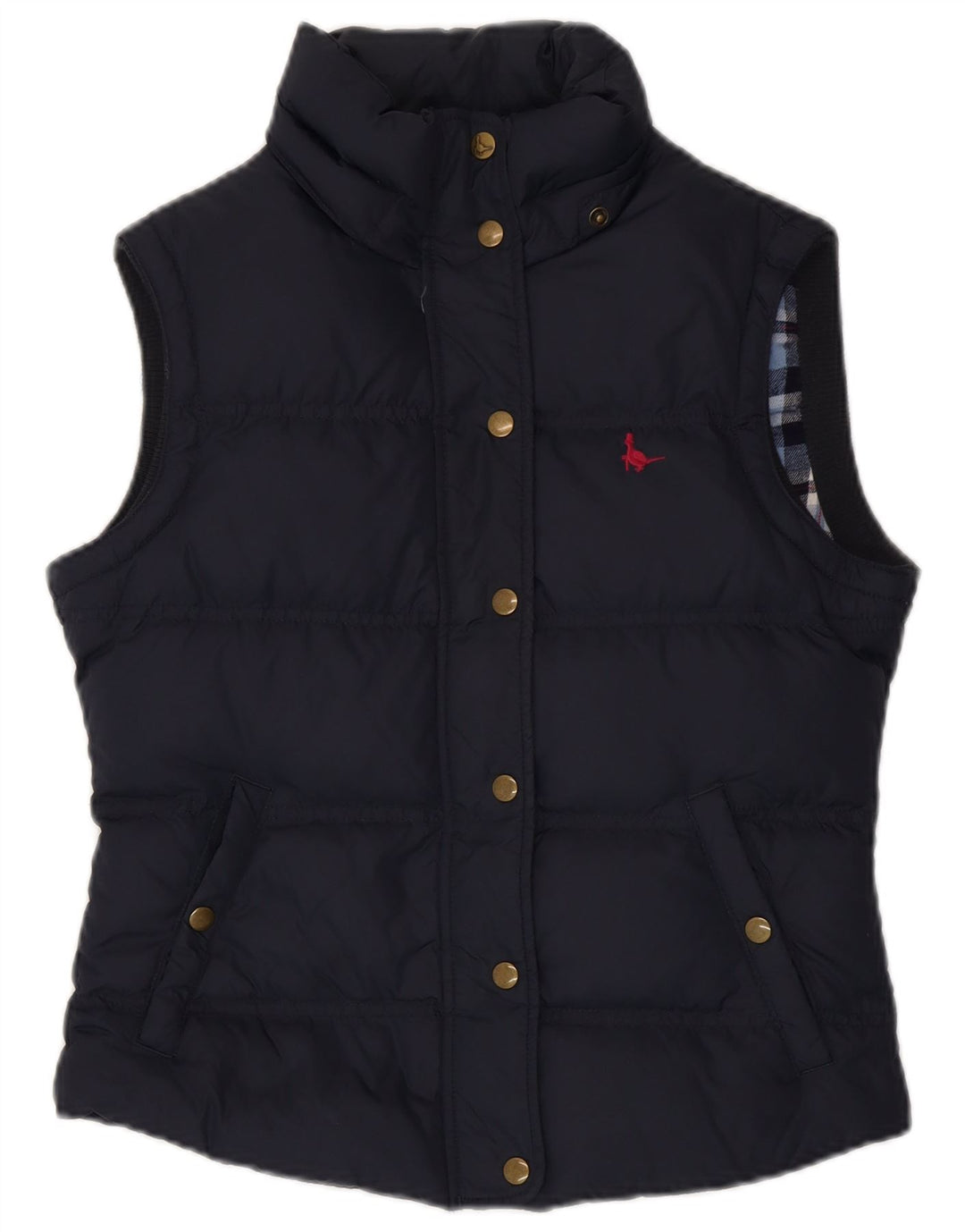 Jack Wills Damen Wattierte Weste UK 10 Small Marineblau