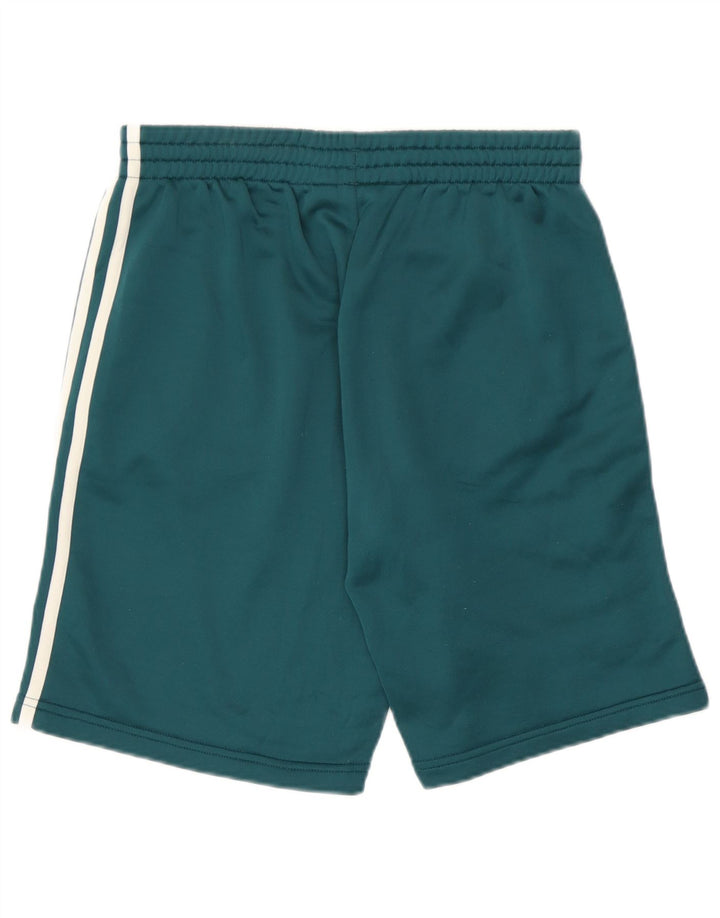Adidas Jungen Sportshorts 15–16 Jahre, grünes Polyester