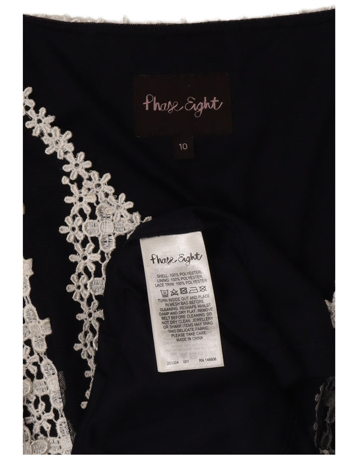 PHASE EIGHT Ärmelloses Maxikleid für Damen, Gr. 40, Größe S, Marineblau, geblümt