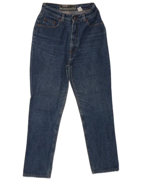 Romano Damen High Rise Slim Jeans W28 L27 Blaue Baumwolle