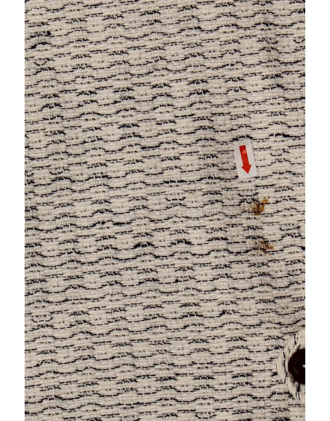 Vintage Herrenweste Mittelweiß meliert