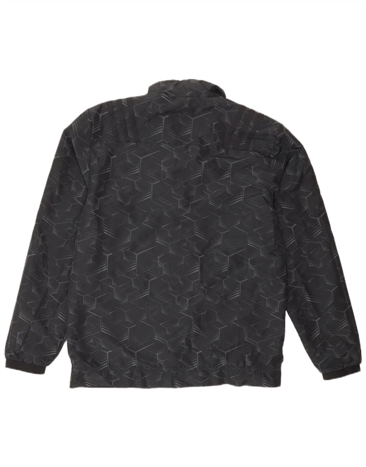 Adidas Herren All Blacks Graphic Trainingsanzug Top Jacke Small Schwarz Geometrisch