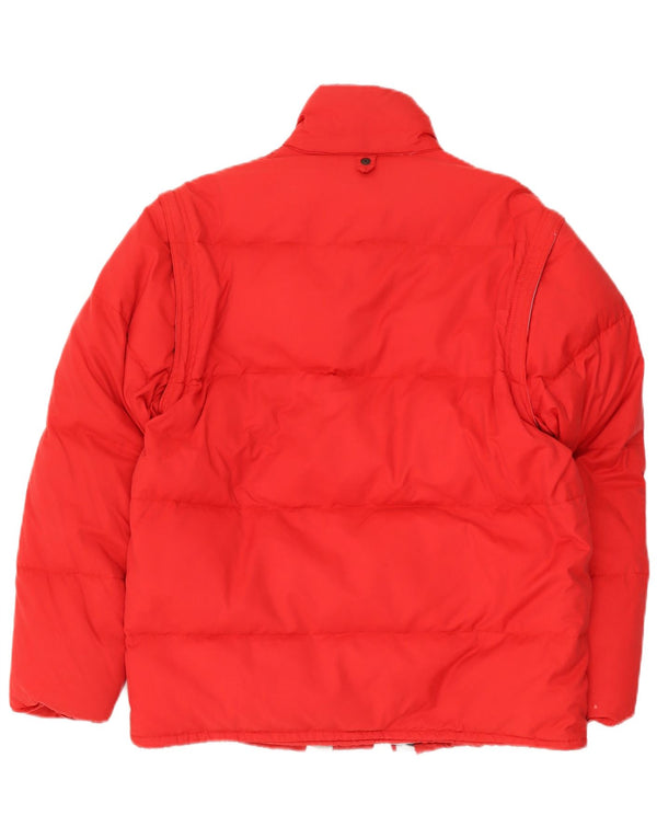 Bailo wattierte Herrenjacke IT 46 Small aus roter Baumwolle