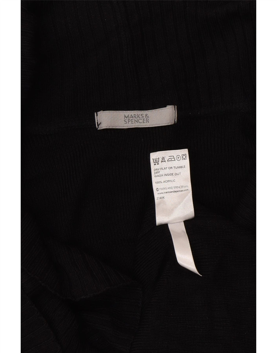 Marks & Spencer Damen-Cardigan-Pullover UK 12 Mittelschwarzes Acryl