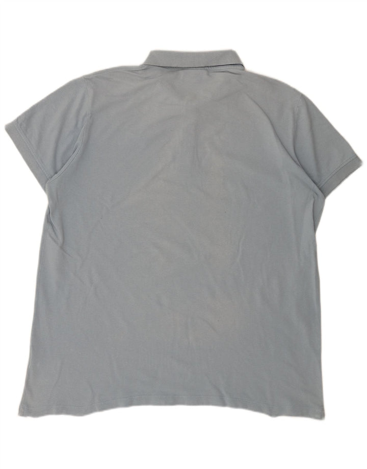 Kappa Herren Poloshirt 2XL Blau Baumwolle