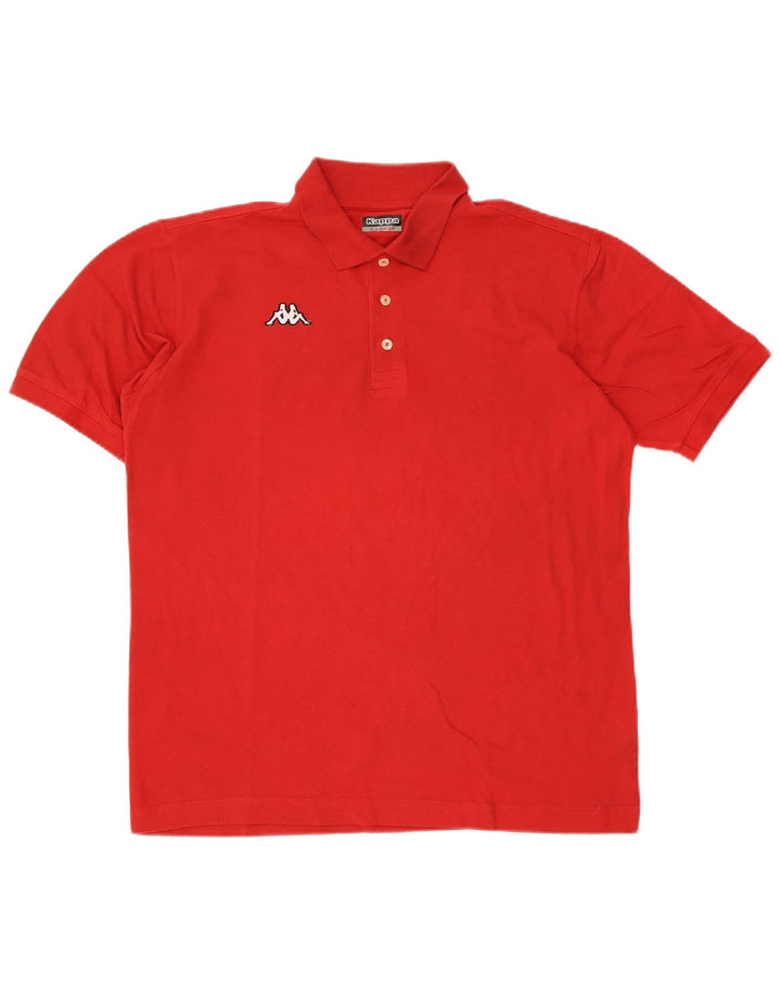 Kappa Herren Poloshirt XL Rot