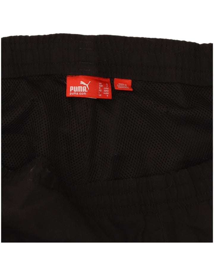 PUMA Herren-Trainingshose mit Grafik, Größe S, Schwarz