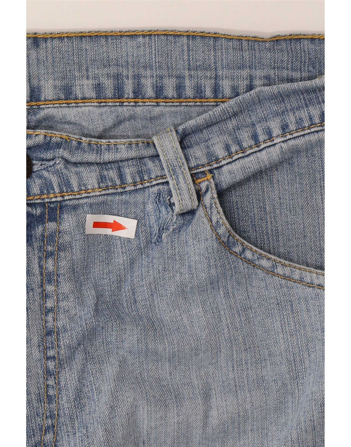 Levi's Herren Straight Jeans W32 L34 Blaue Baumwolle