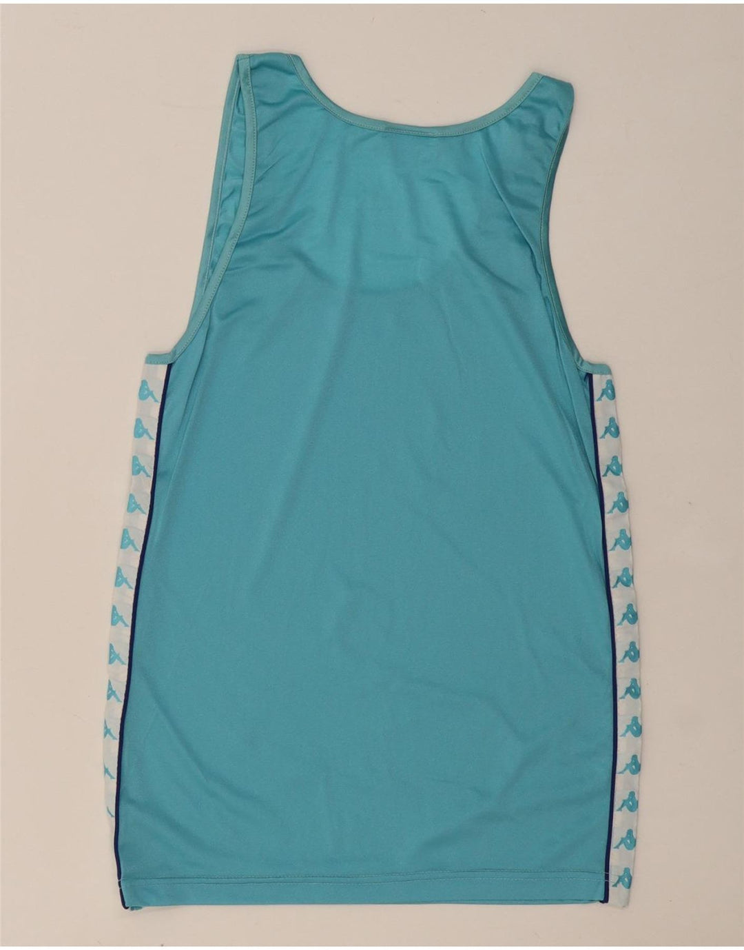 KAPPA Herren Grafik-Weste Top IT 46 Small Blau Colourblock Polyamid