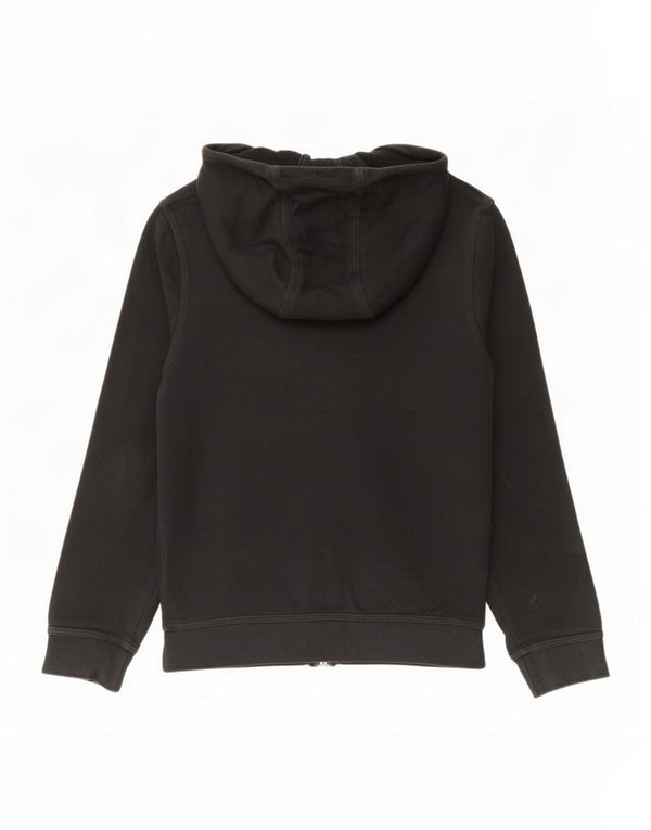Nike Mädchen-Kapuzenpullover mit Reißverschluss, 8–9 Jahre, Größe S, Schwarz, Baumwolle