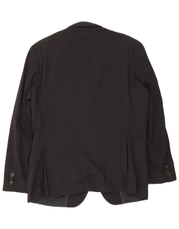 Hugo Boss Herren-Blazer mit 2 Knöpfen, EU 54, 2XL, marineblaue Schurwolle
