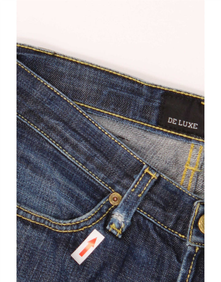 Roy Rogers Damen Straight Jeans W29 L31 Blaue Baumwolle