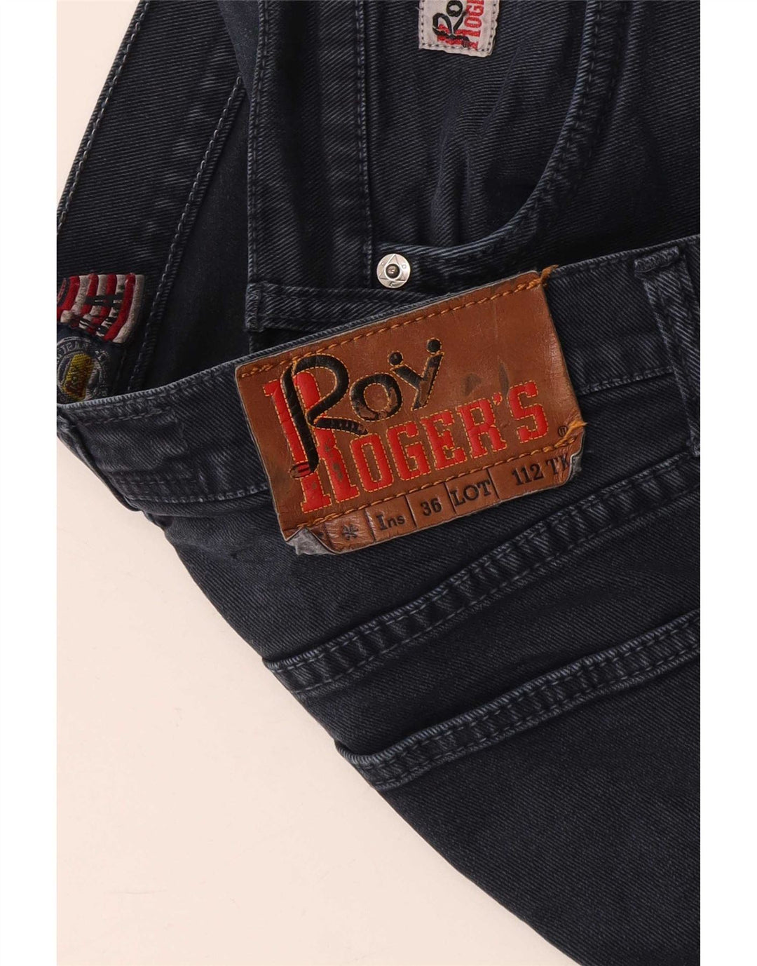 Roy Rogers Herren Straight Jeans W36 L28 Marineblau