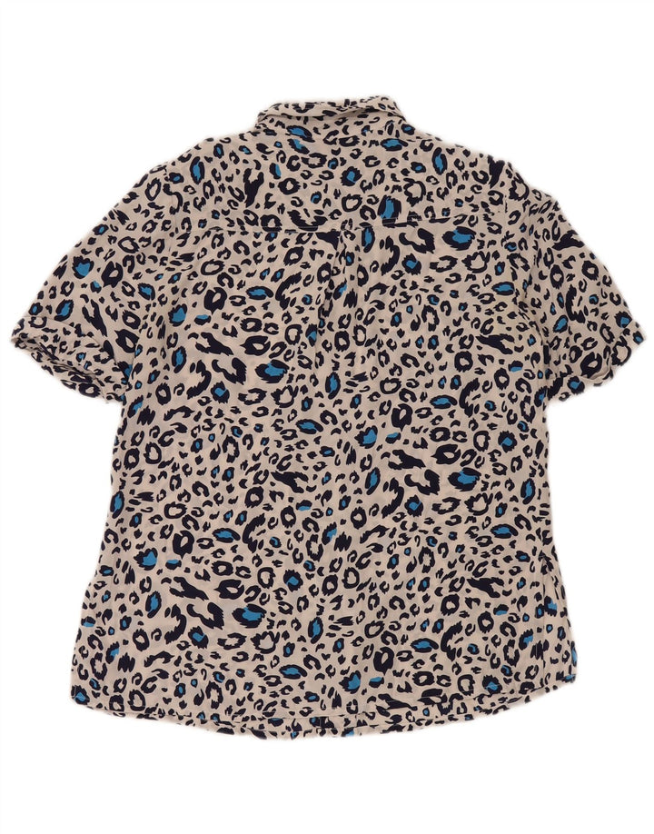 Cherie Damen-Hemdbluse, IT 42/44, mittelgroß, mehrfarbig, mit Tiermuster