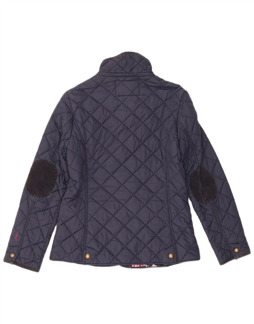 Joules Damen Steppjacke UK 12 Medium Marineblau Baumwolle