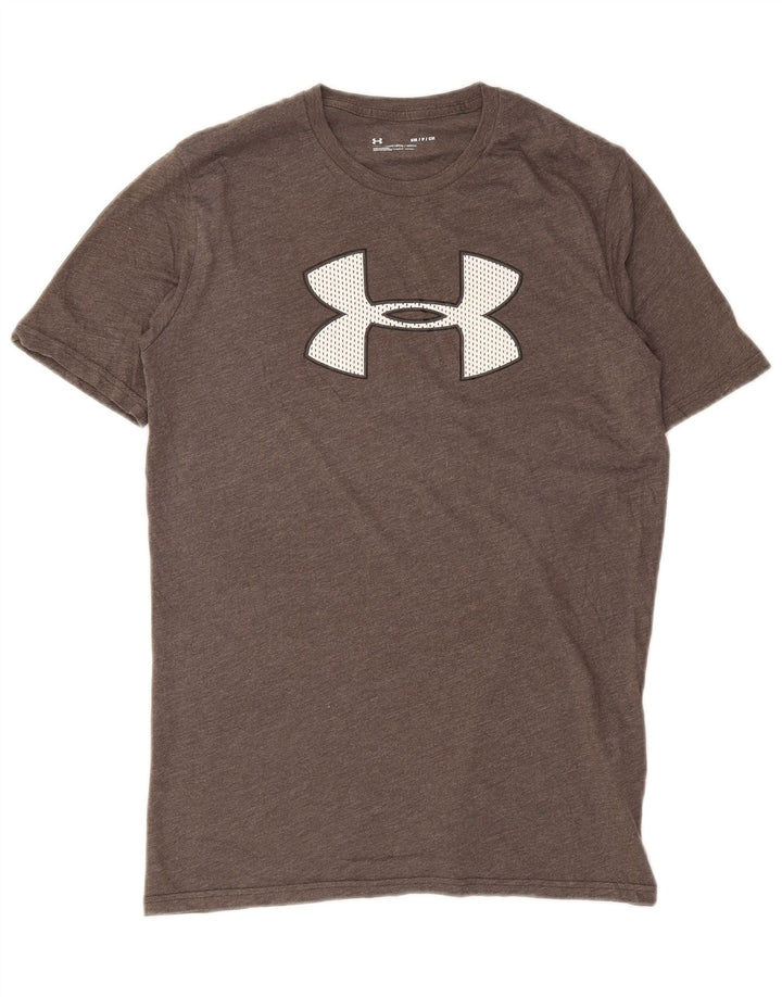 Under Armour Herren-T-Shirt mit Grafik, Größe S, Grau, Baumwolle