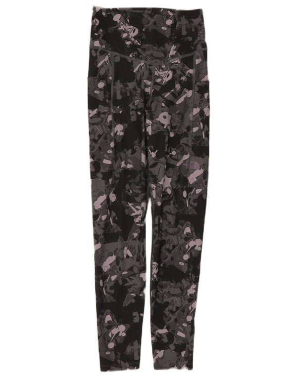 The North Face Womens Abstract Pattern Leggings UK 8 Small Mehrfarbig