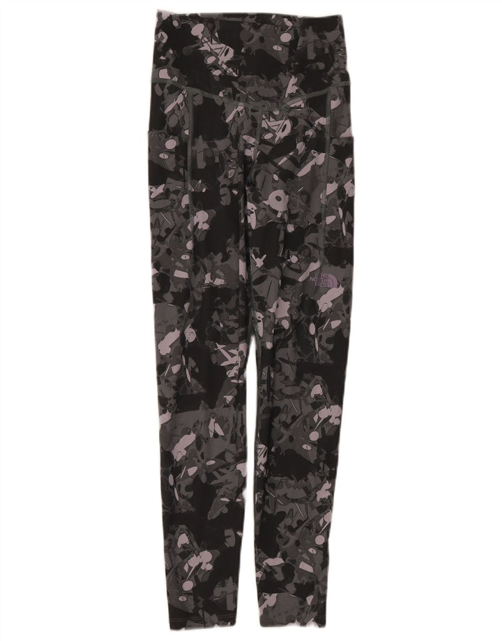 The North Face Womens Abstract Pattern Leggings UK 8 Small Mehrfarbig