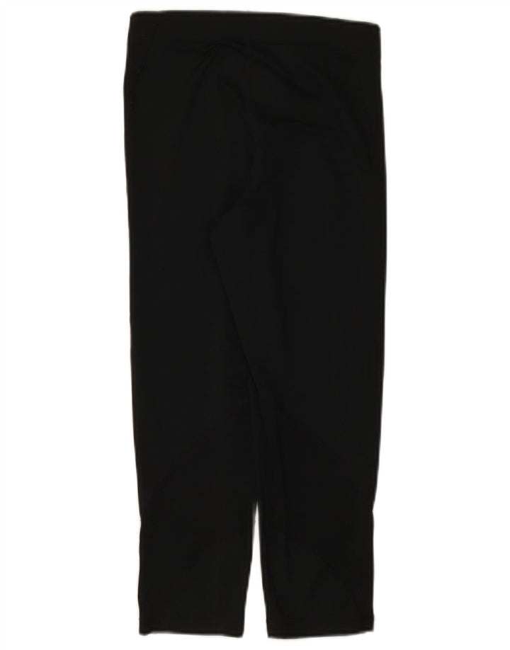 Nike Womens Dri Fit Graphic Capri Leggings UK 8 Small Schwarz Polyester