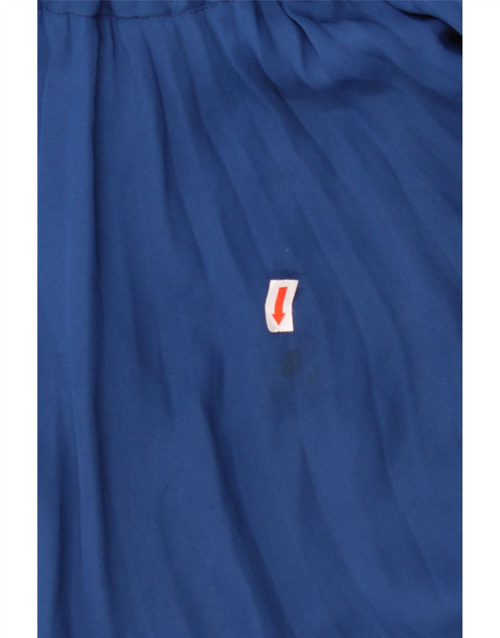 JAQUES VERT Damen A-Linienrock UK 12 Medium W30 Marineblaues Nylon