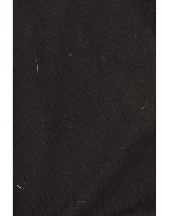 Zara Damen Sweatshirt Pullover UK 10 Small Schwarz Polyester