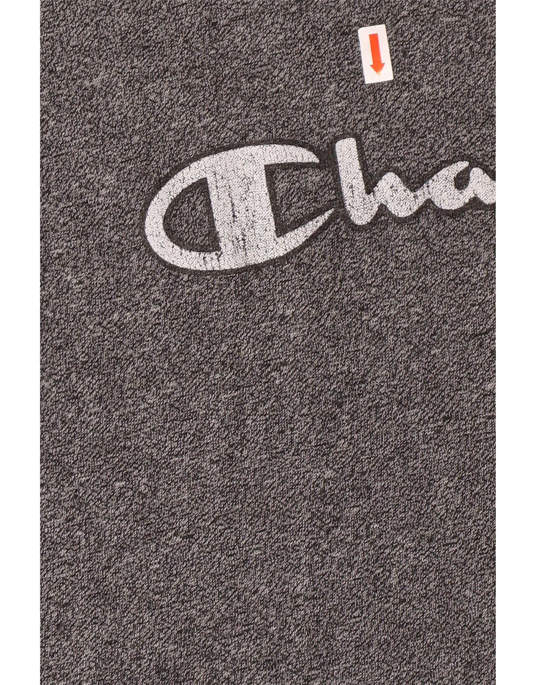 Champion Herren Grafik-T-Shirt-Oberteil Mittelgrau meliert