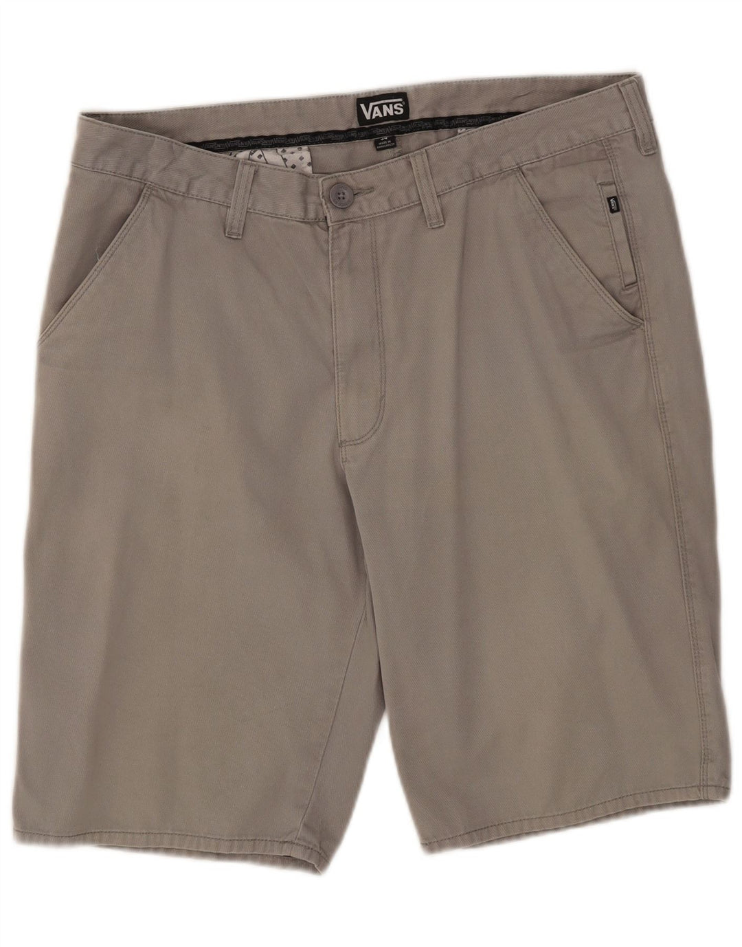 Vans Herren Freizeitshorts W34 Große graue Baumwolle