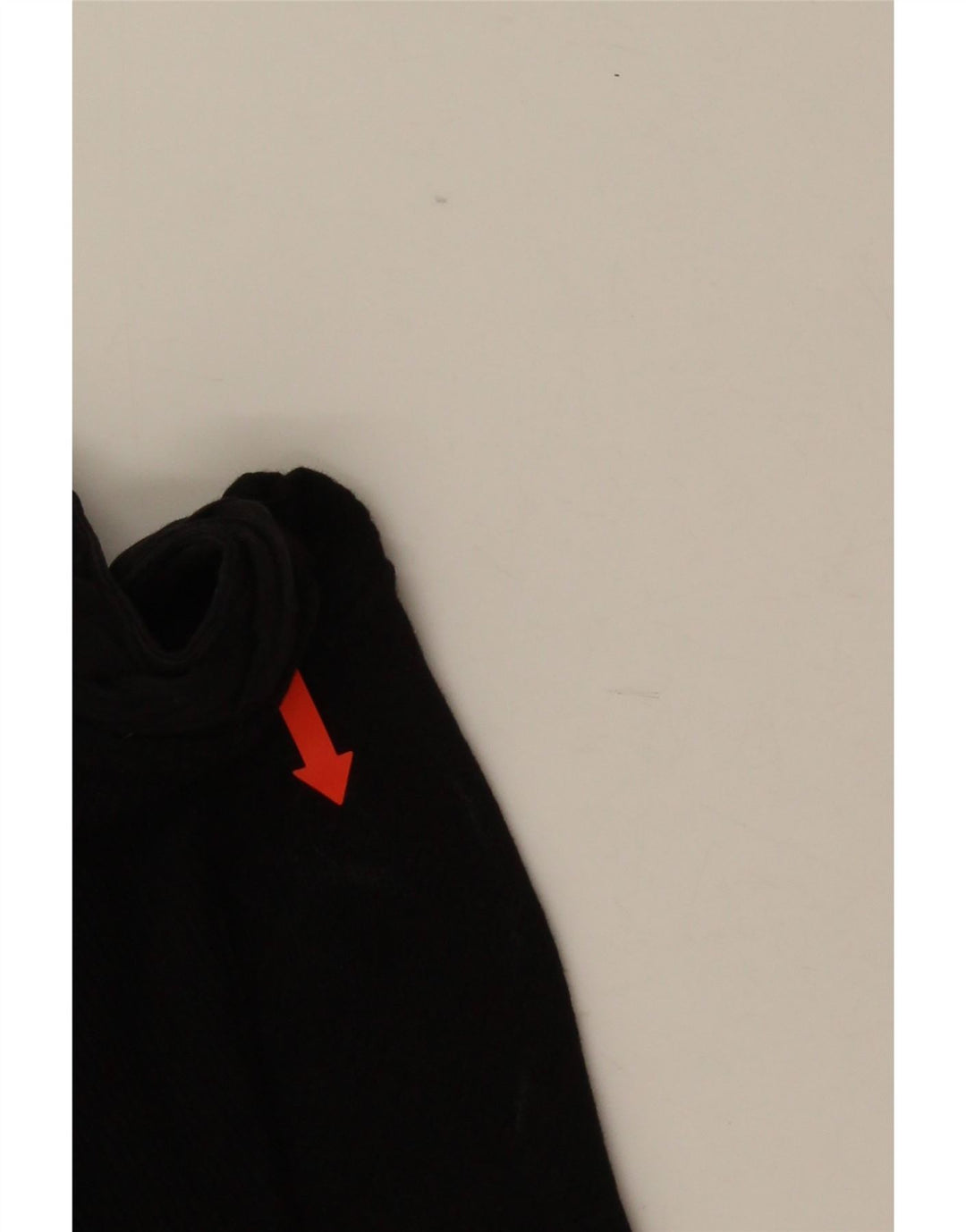 Marlboro Classics Damen Top Langarm UK 14 Große schwarze Baumwolle