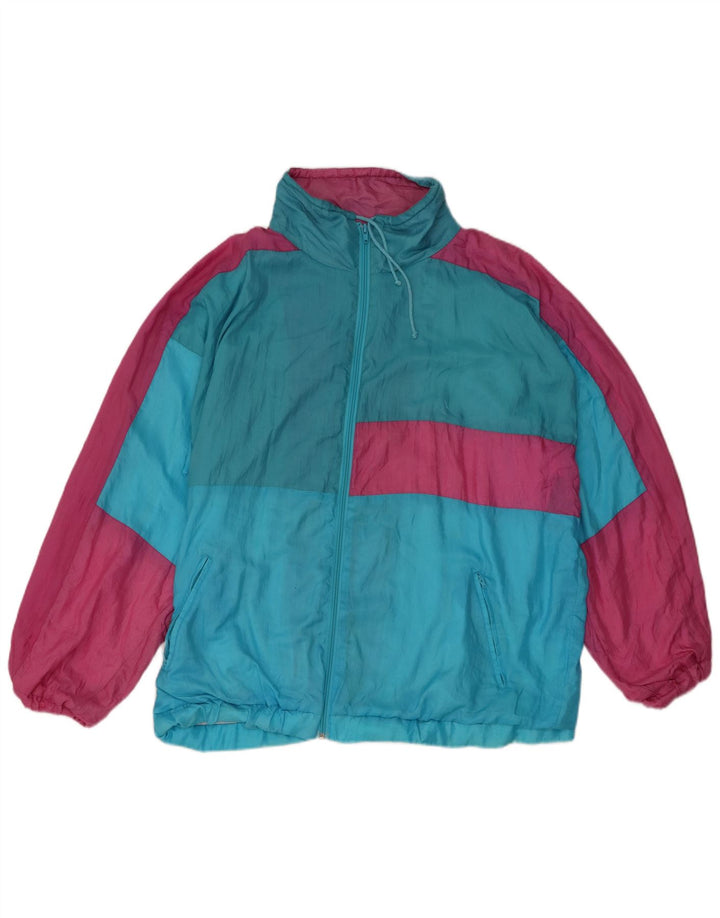 Nortons Herren-Trainingsanzug XL, rosafarbenes Colourblock-Polyamid