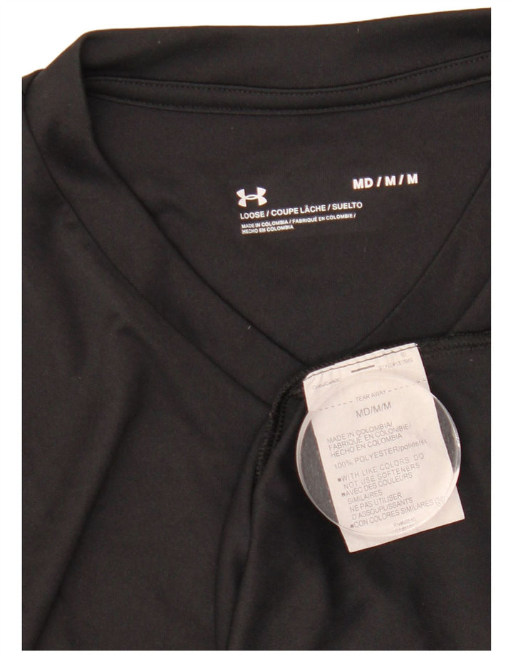 UNDER ARMOUR Herren T-Shirt Top Medium Schwarz Polyester