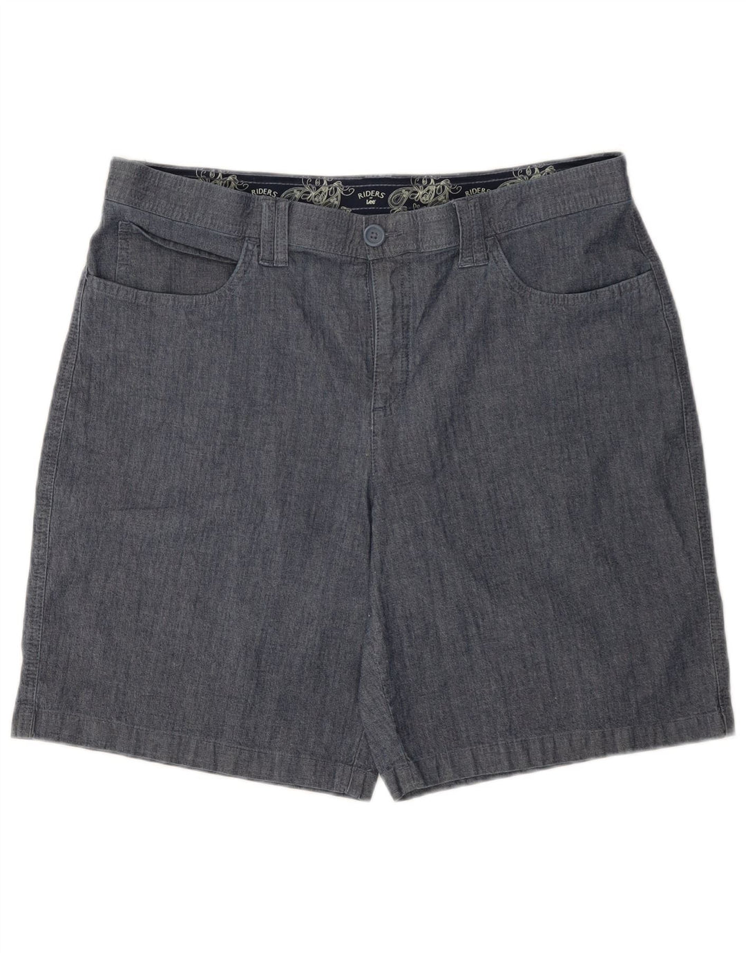 LEE Damen Riders Casual Shorts US 14 XL W36 Blaue Baumwolle