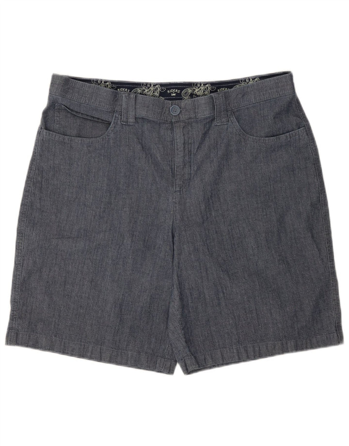 LEE Damen Riders Casual Shorts US 14 XL W36 Blaue Baumwolle