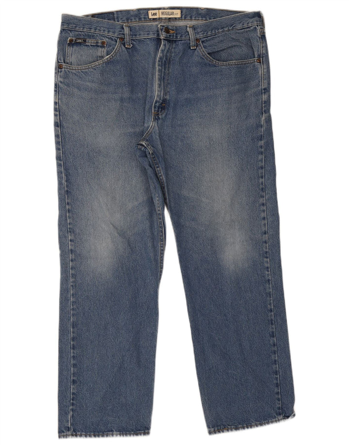 Lee Herren-Jeans mit normaler Passform, gerade Passform, W40, L30, blaue Baumwolle