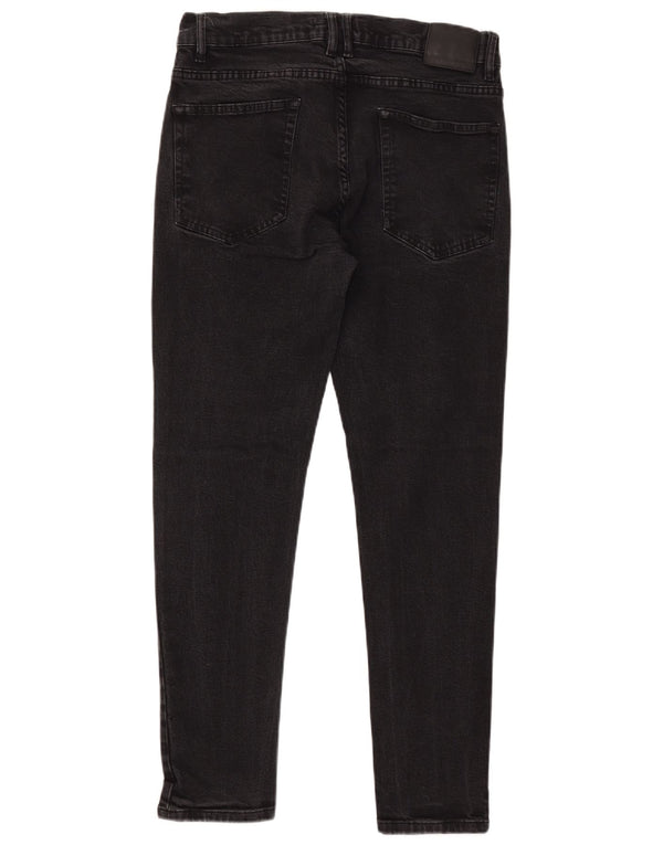 ZARA Herren Skinny Jeans EU 44 Large W34 L30 Schwarz