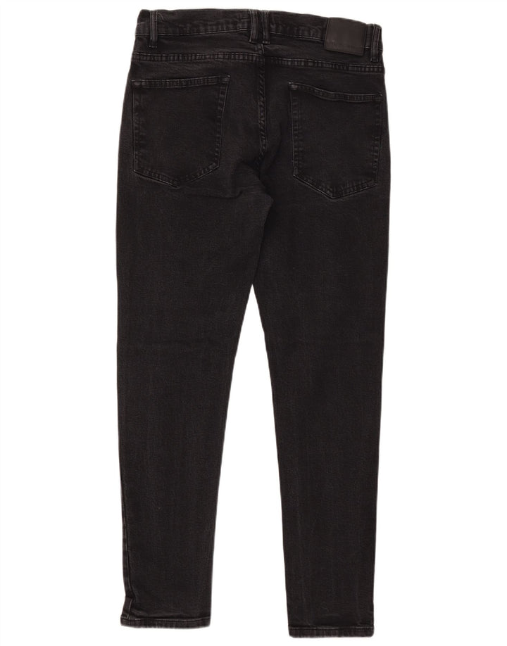 ZARA Herren Skinny Jeans EU 44 Large W34 L30 Schwarz
